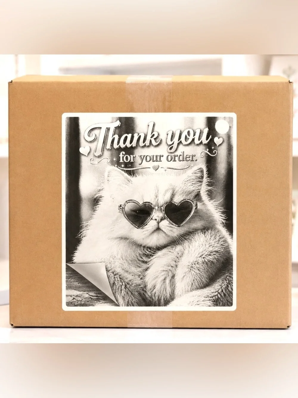 Cool Kitty Thank You Stickers-100ct.
